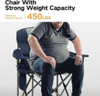 ALPHA CAMP Heavy Duty Camping Chair 500LBS Capacity, Oversized Folding Chair - Image 4