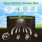 AHEONLAR 2 Pack 2x2x1.5ft Round Galvanized Raised Garden Bed Outdoor Metal - Image 5