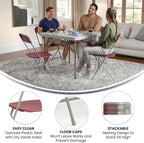 Flash Furniture Hercules Series Plastic Folding Chair - Image 6