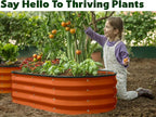 Plant & Plot Galvanized Raised Garden Beds Outdoor // 4×2×1 ft Planter Raised - Image 3
