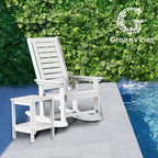 GREENVINES Outdoor Rocking Chair Set | 3-Piece | 2 Rocking Chairs - Image 2