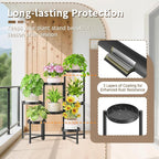 LASZOLA 7 Tiered Folding Tall Plant Stand Indoor - Image 4