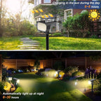Solar Spot Lights Outdoor Waterproof IP65, 2 Pack Landscape Spotlights - Image 2