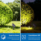 SUNVIE All-in-One Low Voltage Landscape Lighting Kit, 6W Landscape Lights Wired - Image 4
