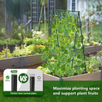 Garden Trellis for Climbing Plants, A-Shape Garden Plant Support Frame for - Image 2