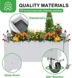 Raised Garden Bed with Wheels, 14 Gallon Self-Watering Raised Planter Box with - Image 5
