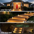 DAMINY Solar Step Light for Outside, 2 Lighting Modes, Stair Light Outdoor - Image 9