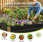 Garvee Commercial Aluminum Raised Garden Bed 8' x 3.5' x 16", Extra Large - Image 7