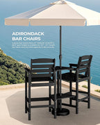 SERWALL Tall Adirondack Chairs Set of 2 - Image 8
