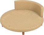 Scott Living Jennie Outdoor Round Wicker Daybed - Image 9