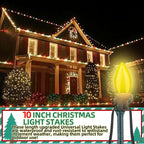 10 Inch Christmas Light Stakes Lawn Garden Stakes Replacement Yard Stakes - Image 7