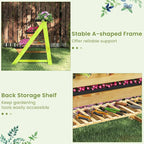 HAPPYGRILL 3-Tier Wooden Raised Garden Bed, Elevated Planter Box Kit - Image 7