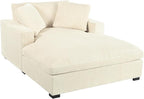 Christopher Knight Home Larrz Oversized Chaise Lounge Chair Indoor, Corduroy - Image 6
