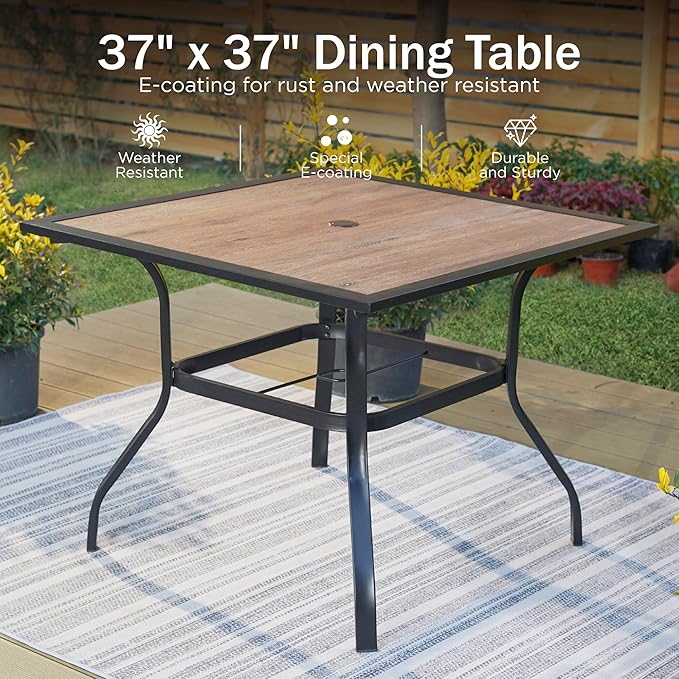 PHI VILLA 5 Pieces Outdoor Dining Set - Image 6
