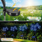 Solar Garden Lights 2 Pack Waterproof Swaying Starburst Light Solar Outdoor - Image 4