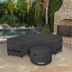 ULTCOVER Patio Curved Sofa Cover Waterproof - Image 6