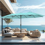 PHI VILLA 15ft Large Patio Umbrellas by PHIVILLAThepioneerofcomfortablehouseholdsupplies