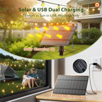 addlon 50FT Solar String Lights Outdoor Waterproof - Image 8