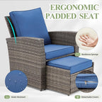 HOMREST 6 Pieces Outdoor Patio Furniture Set - Image 4