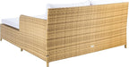 SAFAVIEH Outdoor Collection Cadeo Natural/White Cushion Daybed PAT7500D - Image 7
