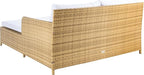 SAFAVIEH Outdoor Collection Cadeo Natural/White Cushion Daybed PAT7500D - Image 11