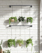 Plant Haning Rod, 2 Pack Hanging Planters - Image 4