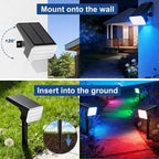 LANSOW Solar Spot Lights Outdoor Color Changing, LED Solar Powered Flood Lights - Image 6