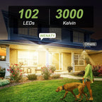 102 LED Solar Spot Lights Outdoor Waterproof IP65, Adjustable Landscape - Image 8