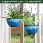 12 inch Large Hanging Planters for Indoor Outdoor Plants, Hanging Baskets for - Image 7