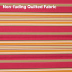 SUNCREAT Double Hammock Quilted Fabric Swing - Image 6