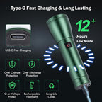 Rechargeable Flashlights 990, 000L High Lumens 2 Packs, 140° Wider Beam Super - Image 5