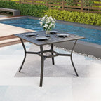 MELLCOM 37''x37'' Outdoor Dining Table by MELLCOM