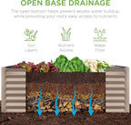 Best Choice Products 4x2x2ft Outdoor Metal Raised Garden Bed, Deep Root Planter - Image 3