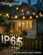 50ft-Solar-Powered-Lights-Outdoor-Waterproof-String - Image 2