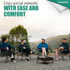 SUNNYFEEL Oversized Camping Directors Chair 500 LBS Heavy Duty, Portable - Image 4