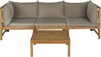 SAFAVIEH Outdoor Collection Lynwood Outdoor Sectional Sofa by SAFAVIEH