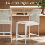 Best Choice Products Indoor Outdoor Counter Height Bar Stools Set of 2 - Image 5