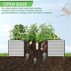 FRIZIONE 2pcs Tall 6x3ft Galvanized Raised Garden Bed Outdoor, Above Ground - Image 6