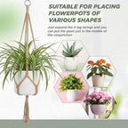 EBOOT 2 Pack 33 Inch Large Macrame Plant Hanger Rope to Hang Flower Pot Plant - Image 7