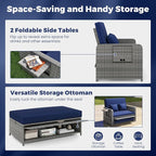 HAPPYGRILL Patio Rattan Wicker Daybed - Image 7