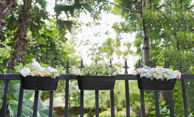 Dahey 3 Pcs Metal Hanging Flower Pots - Image 4