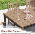 Stoog 7-Piece All-Weather Patio Dining Set, HIPS Dining Table - Image 7