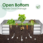 Quictent 6x3x1ft Galvanized Raised Garden Bed - Image 5
