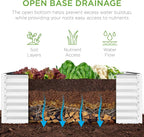 Best Choice Products 4x2x2ft Outdoor Metal Raised Garden Bed, Deep Root Box - Image 5