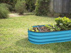 Plant & Plot Galvanized Raised Garden Beds Outdoor // 4×2×1 ft Planter Raised - Image 6