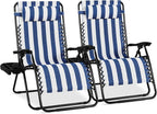 Best Choice Products Set of 2 Extra Wide Adjustable Steel Mesh Zero Gravity by BestChoiceProducts