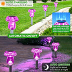 Solar Lights Outdoor, 16 Pack Mushroom Lights Outside Waterproof, Solar Powered - Image 3