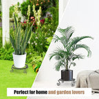 Metal Plant Stand Indoor/Outdoor, Low Corner Plant Stand, Decoration Small - Image 5