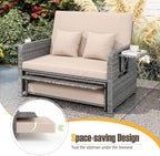 RELAX4LIFE Wicker Patio Outdoor Daybed - Image 5
