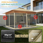 C0BIZI Gazebo 10x15 Pop up Canopy, Gazebos on Clearance-Canopy Tent - Image 6